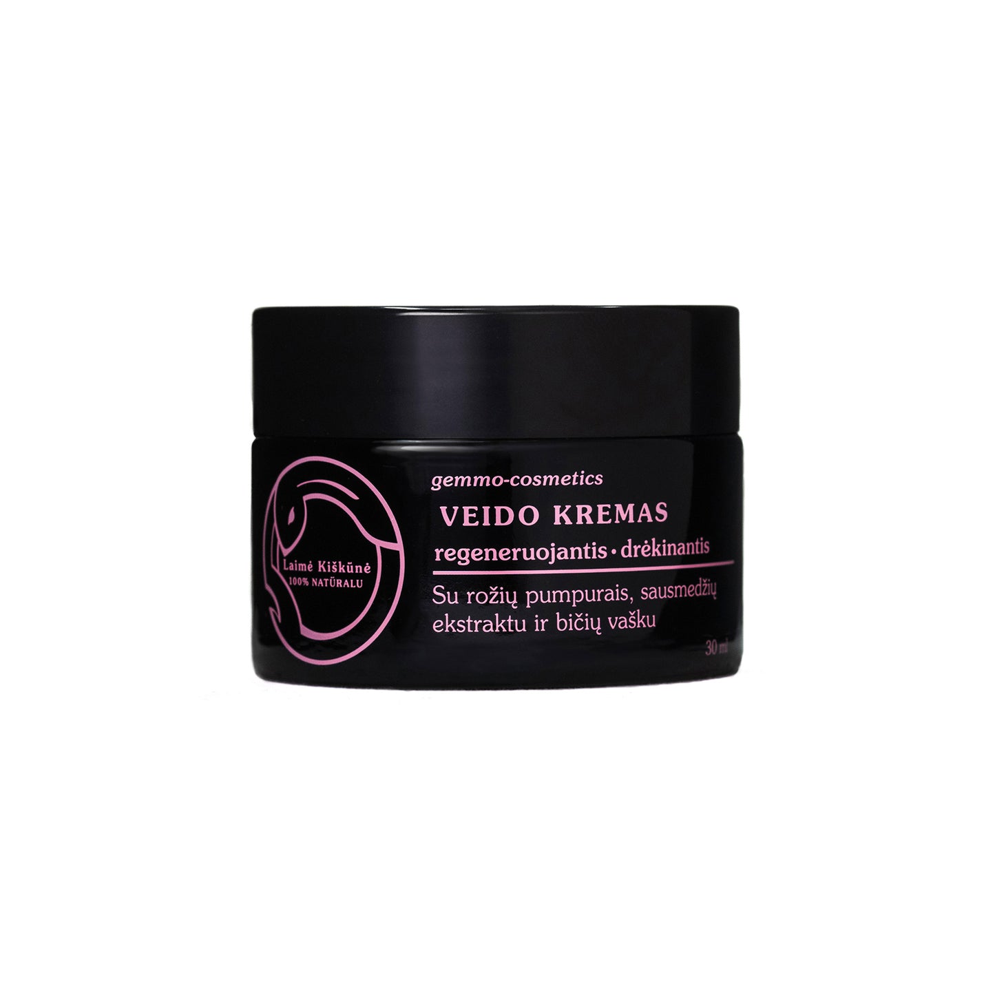 100% natūralus kremas, skirtas sausai, jautriai, raustančiai, brandžiai, probleminei odai. Kvepia rasotų rožių aromatu. Sukurta Laimės Kiškūnės.